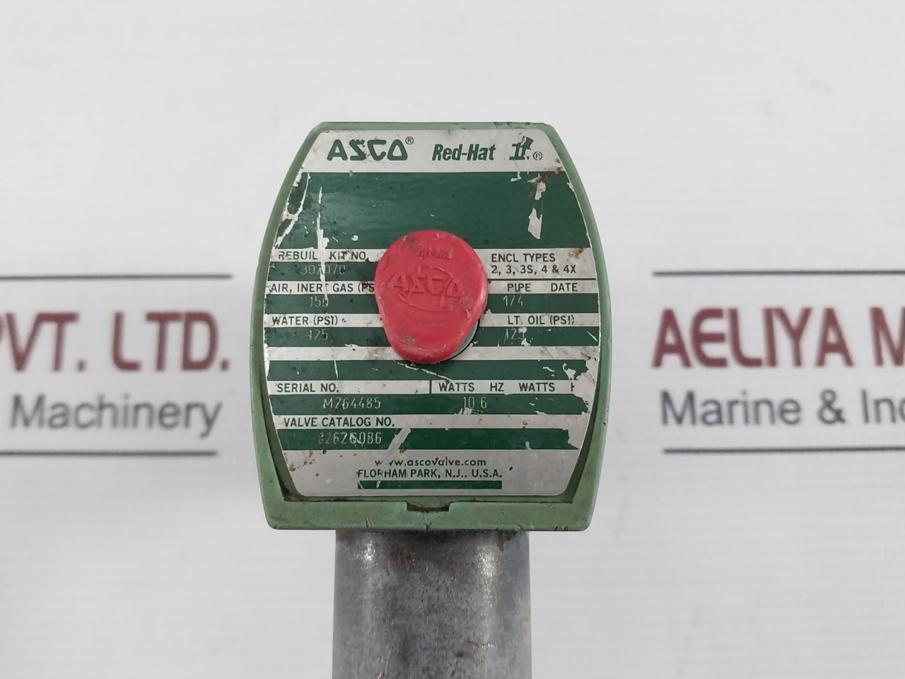 Asco 8262G086 Redhat Solenoid Valve 10.6 Watts 150 Psi