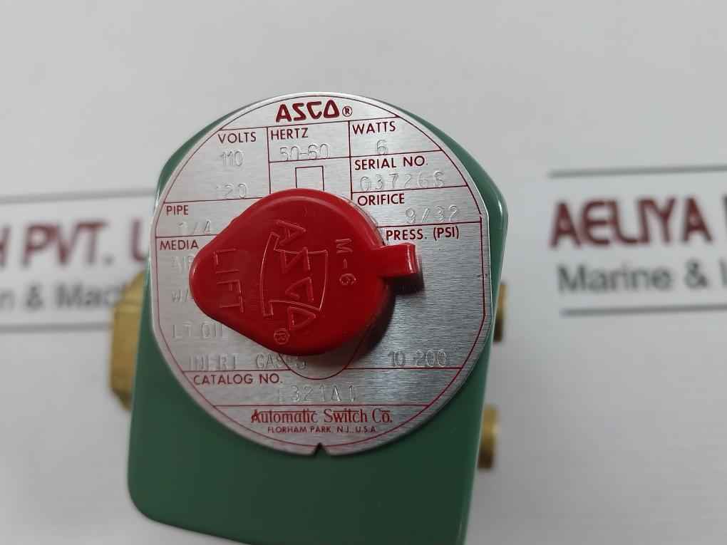 Asco 8321A1 Solenoid Valve 110 120V/50-60/6W