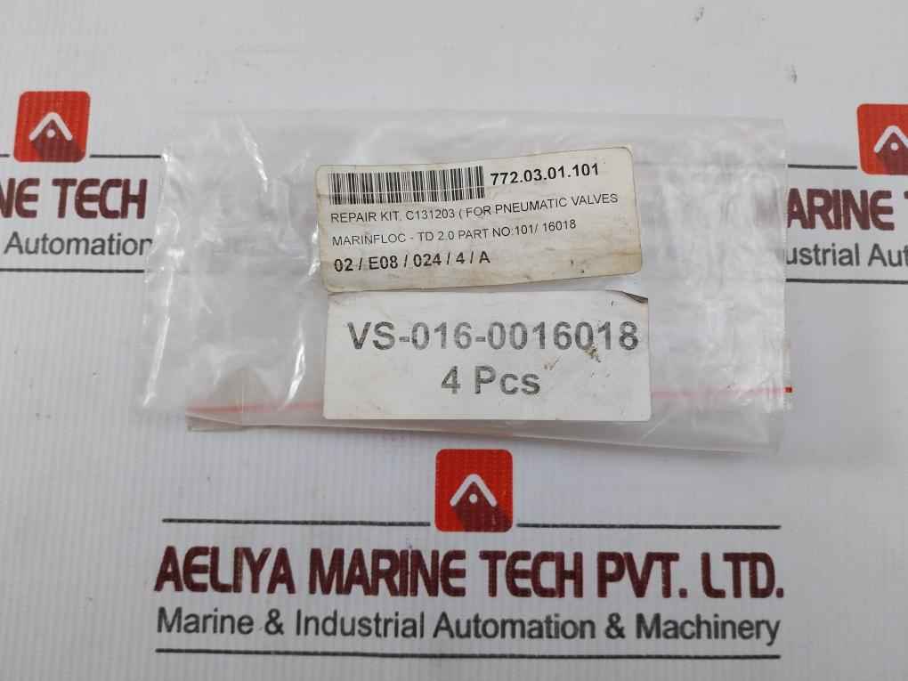 Asco C131203 Repair Kit For Pneumatic Valve A4-80