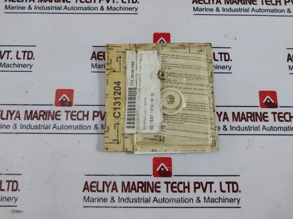 Asco Joucomatic C131204 Pneumatic Repair Kit 1/2"