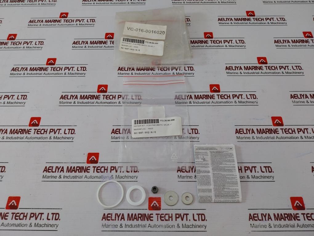 Asco C131206 Repair Kit For Pneumatic Valve 1”