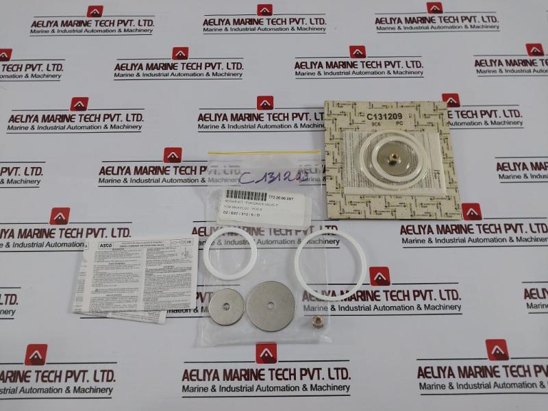 Asco C131209 Teflon & Gasket Repair Kit For Drain Valve 2 Inch 772.20.00.097