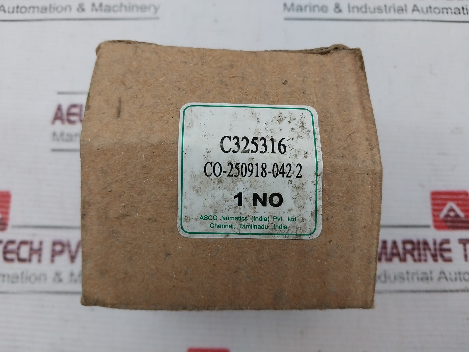 Asco C325316 Pressure Gauge 0-174 psi