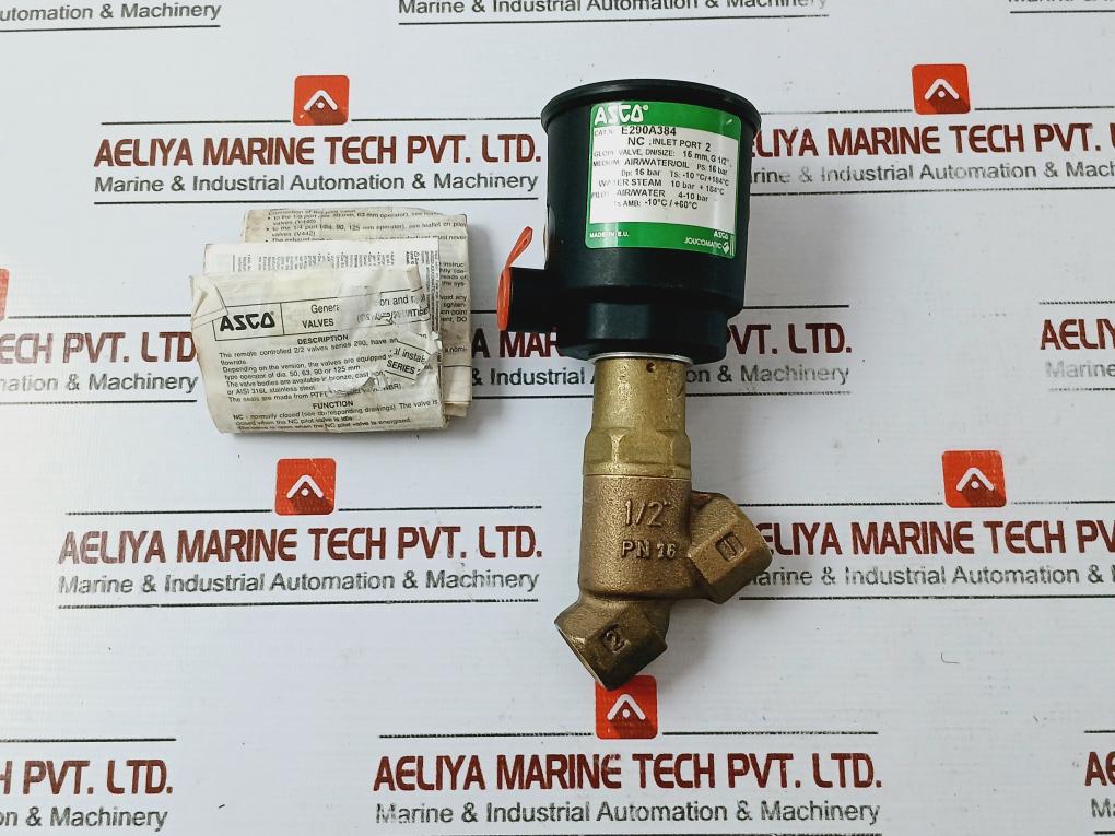 Asco E290a384 Pressure Operated Angled Seat G1/2" 15 Mm
