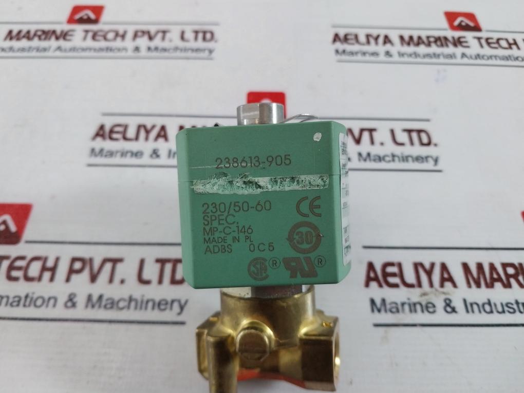 Asco E314K035S1N00FH 3/2 Solenoid Valve Direct Operated
