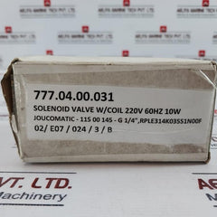 Asco E314K035S1N00FH 3/2 Solenoid Valve Direct Operated