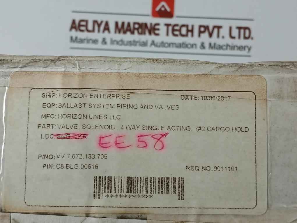 Asco Ef8344G074 4-way Piston/Poppet Solenoid Valve Ef8003G1 10.1W