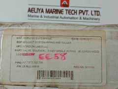 Asco Ef8344G074 4-way Piston/Poppet Solenoid Valve Ef8003G1 10.1W