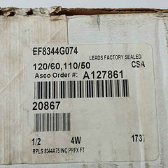 Asco Ef8344G074 4-way Piston/Poppet Solenoid Valve Ef8003G1 10.1W