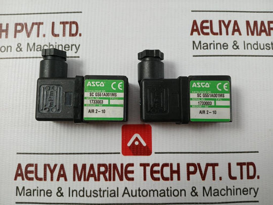Asco Electro-pneumatic Spool Valve 230Vac 50-60Hz Sc G551A001Ms