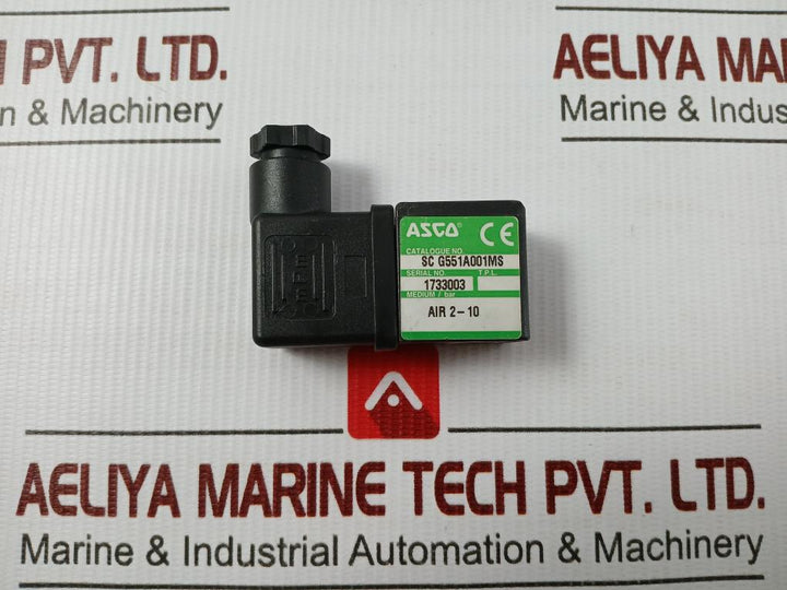 Asco Electro-pneumatic Spool Valve 230Vac 50-60Hz Sc G551A001Ms