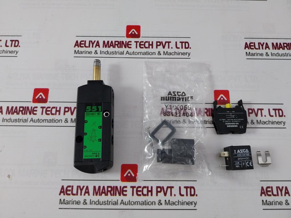 Asco G551A017 Ms Solenoid Valve 10 Bar 24V Dc 690V Ac