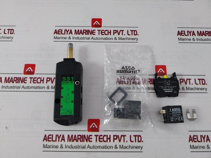 Asco G551A017 Ms Solenoid Valve 10 Bar 24V Dc 690V Ac