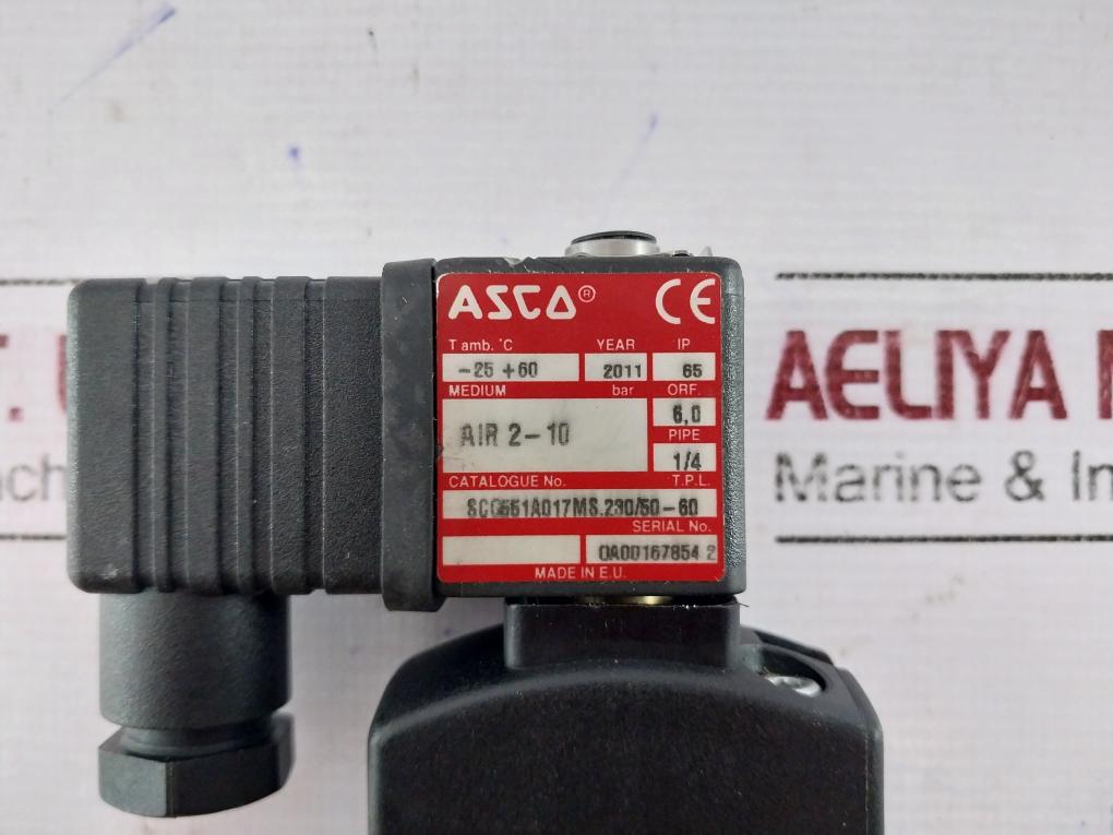 Asco G551A017 Ms Solenoid Valve Scg551A017Ms 10 Bar Ip65