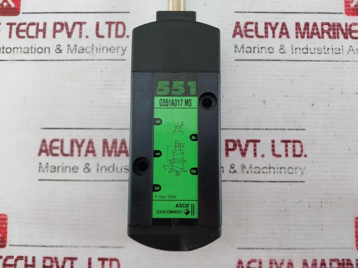 Asco G551A017 Ms Solenoid Valve Series 551 55192009 587.11.30.017