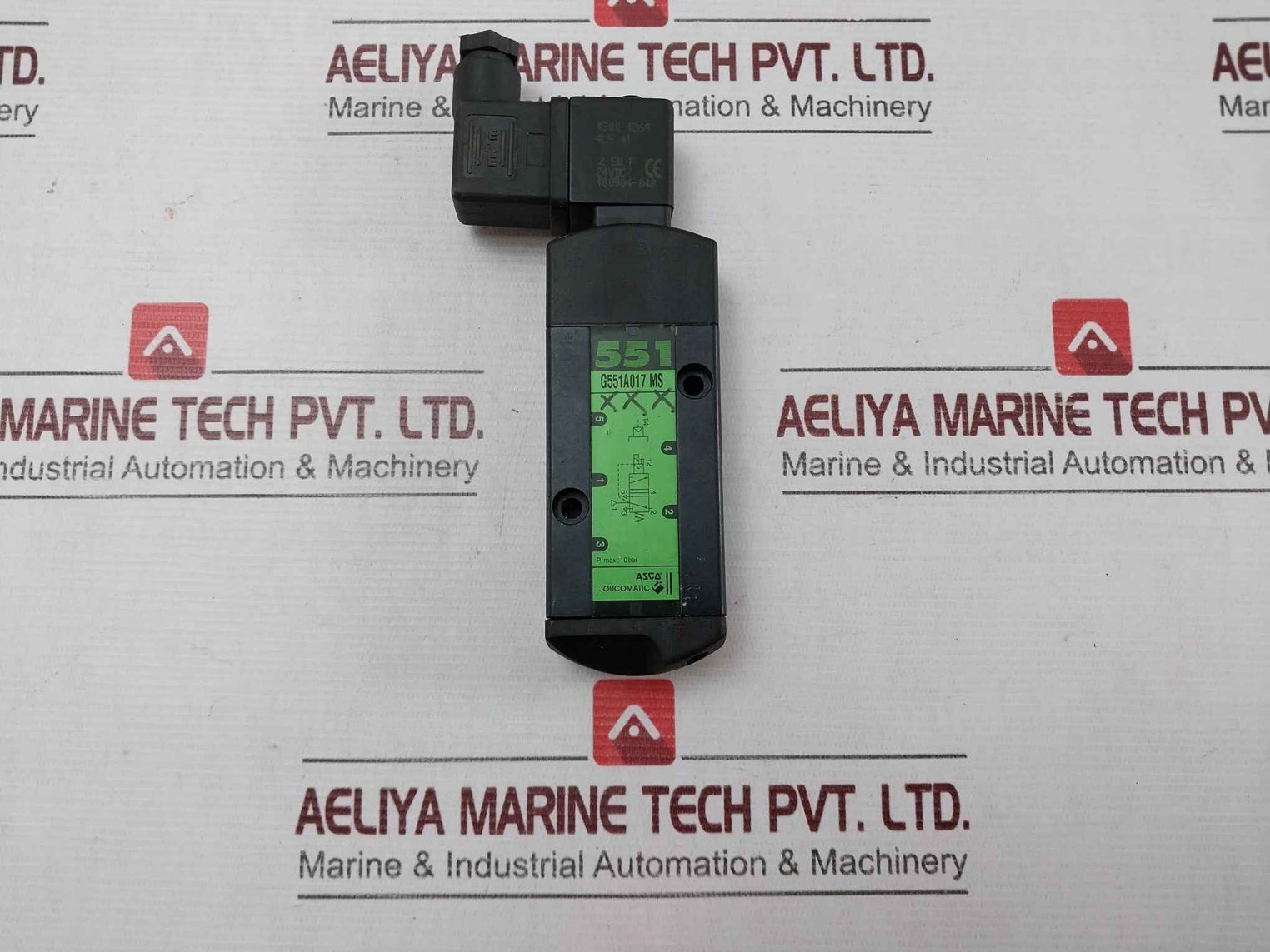 Asco Joucomatic G551A017 Ms Solenoid Valve 10 Bar 2.5W 24Vdc