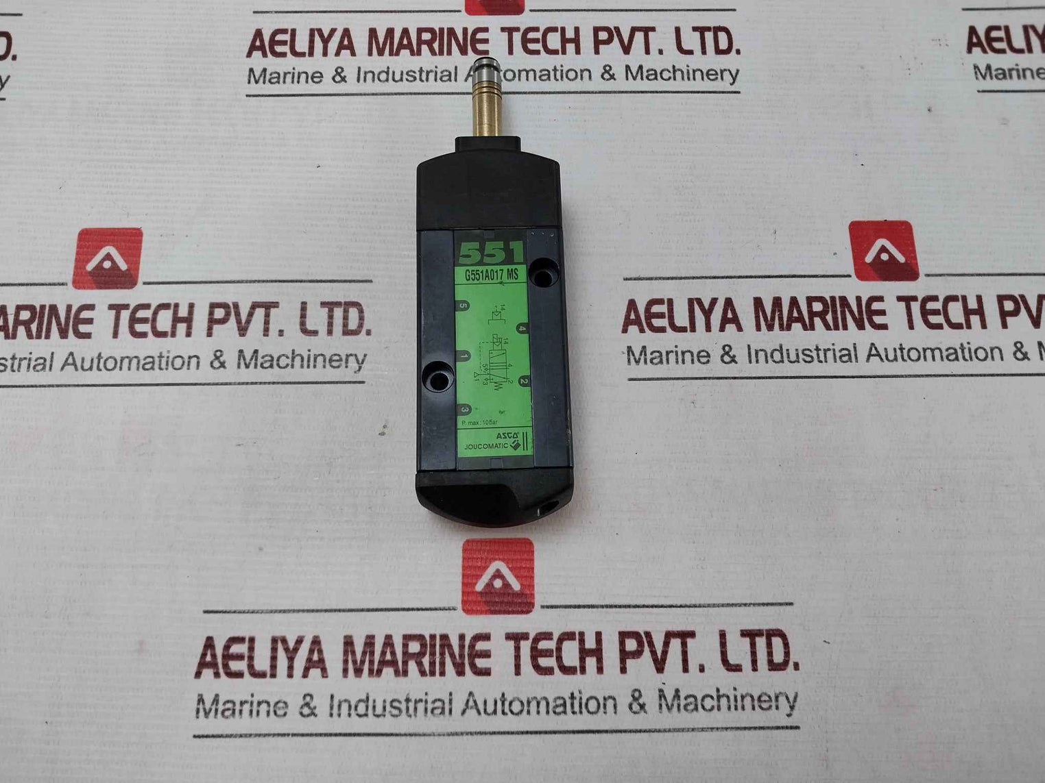 Asco Joucomatic G551A017 Ms Solenoid Valve 10 Bar 4L3W