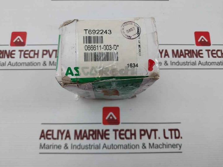 Asco Mp-c-011 Solenoid Valve Coil 066611-003-d T692243