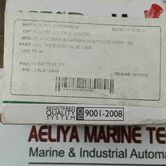 Asco Mp-c-011 Solenoid Valve Coil 24Vdc