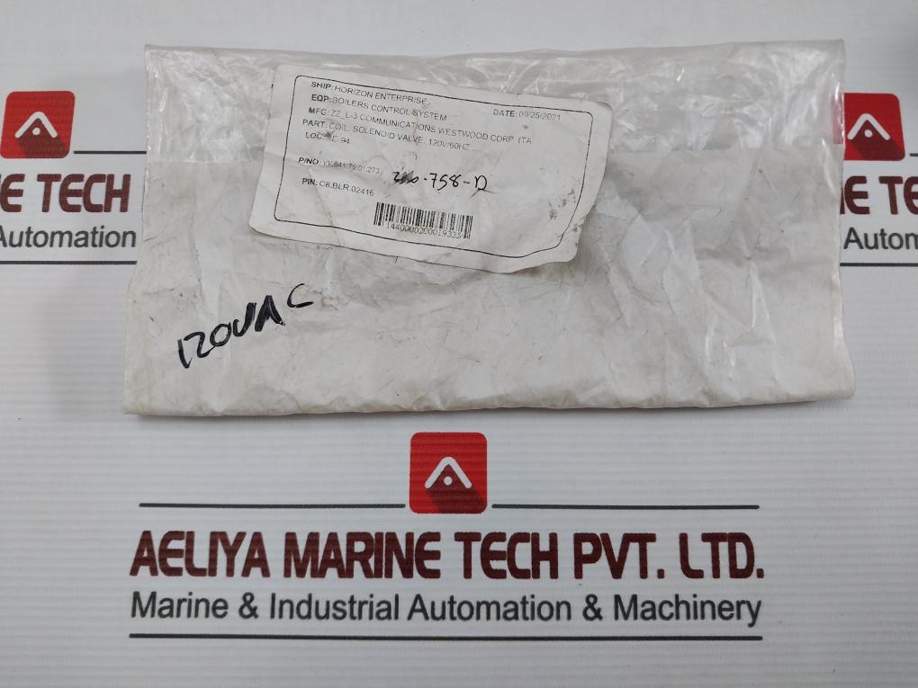 Asco Mp-c-077 Solenoid Valve Coil 120Vac/60Hz…