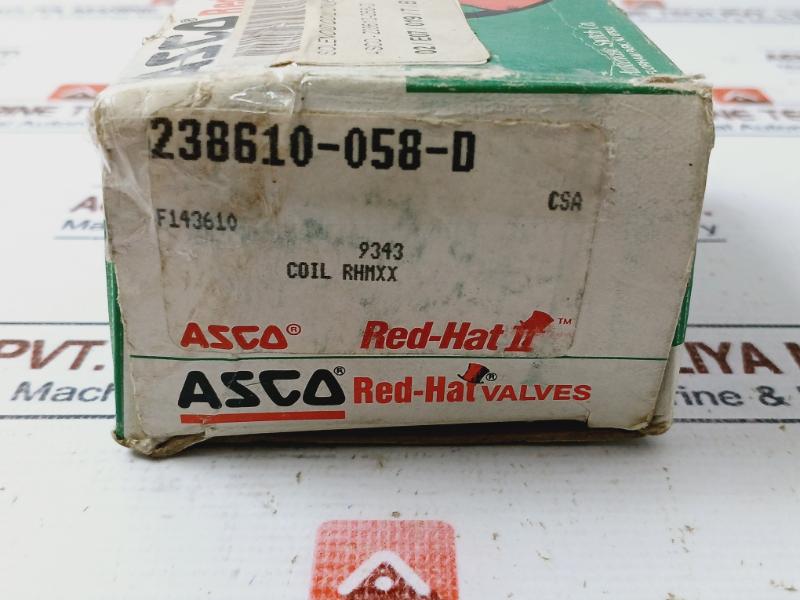 Asco Mp-c-080 Red-hat Valves Solenoid Coil 240Vac 60Hz