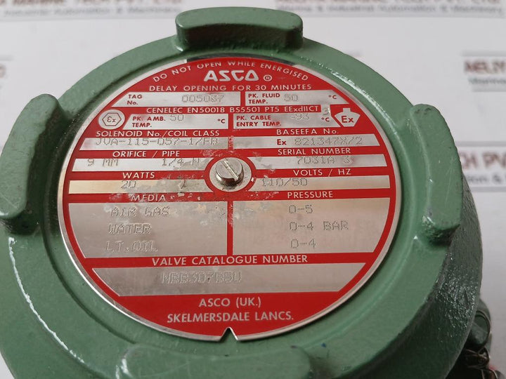 Asco Nbb307B5U Solenoid Valve Jva-115-057-1/Fb 50 C 110V 50Hz 20W 0-4 Bar