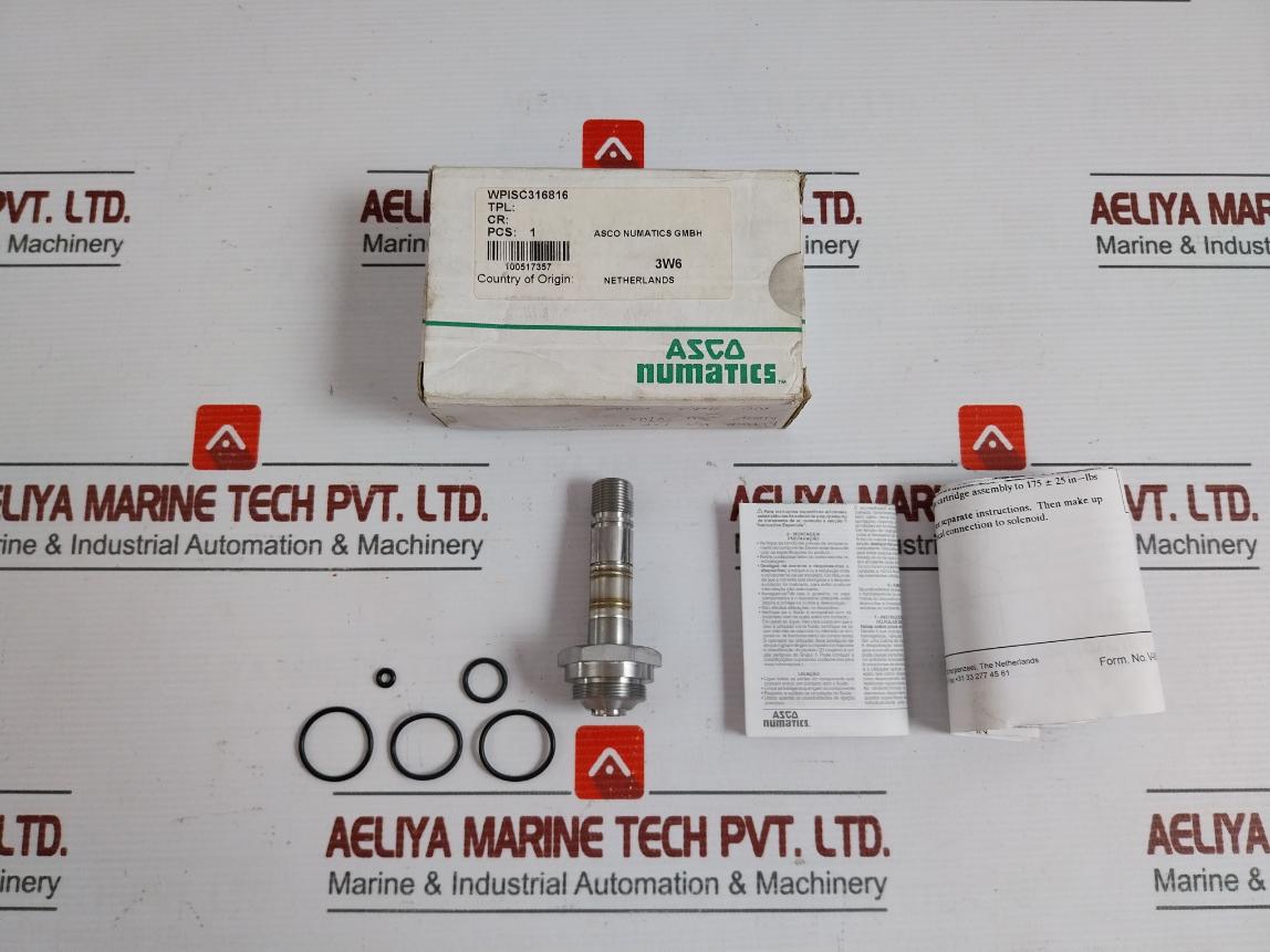 Asco Numatics 3 Way Solenoid Valve Repair Kit Wpisc316816 New