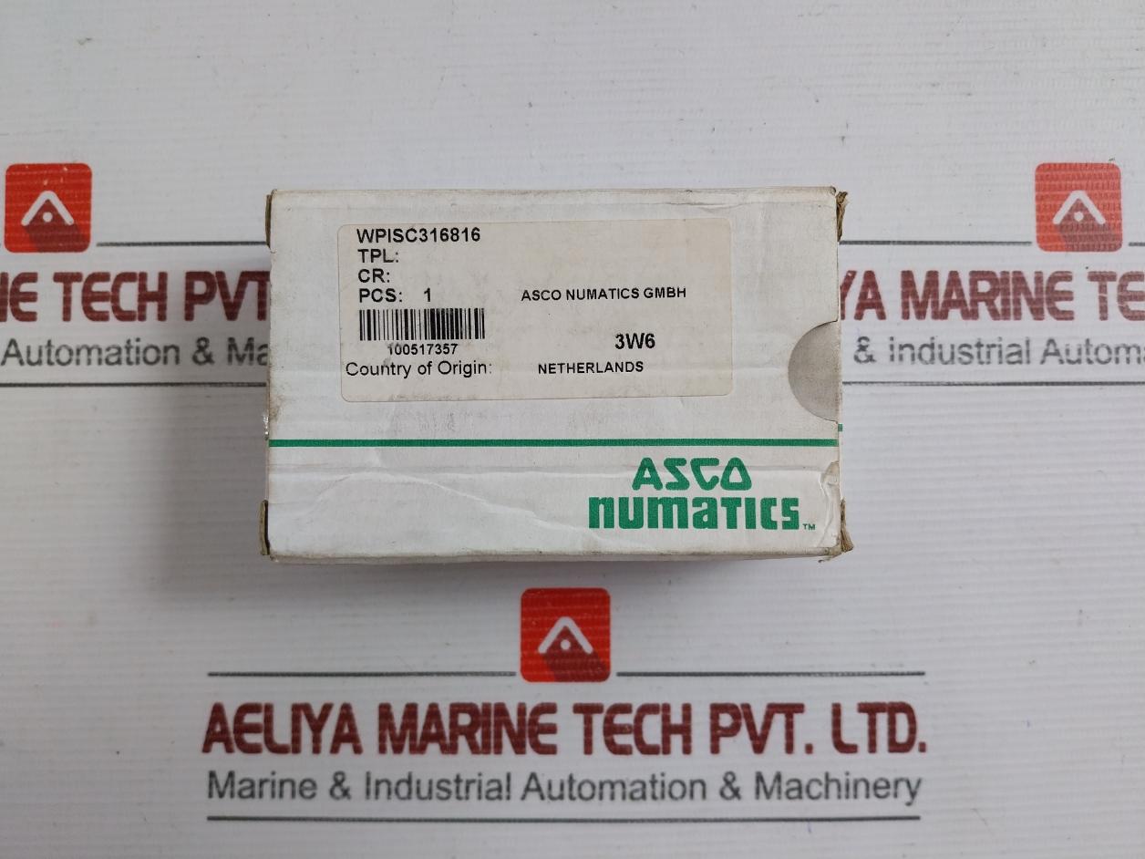 Asco Numatics 3 Way Solenoid Valve Repair Kit Wpisc316816 New