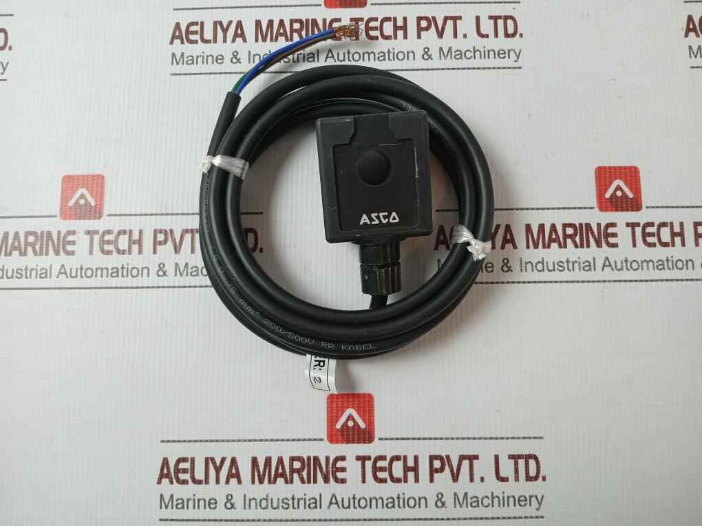 Asco Pvx8210A036T.25518 Solenoid Valve Connector With Cable 2 Meter 230/50 Hz