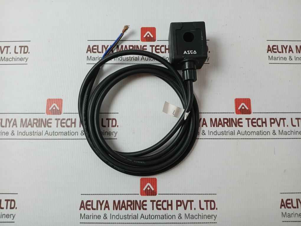Asco Pvx8210A036T.25518 Solenoid Valve Connector With Cable 2 Meter 230/50 Hz