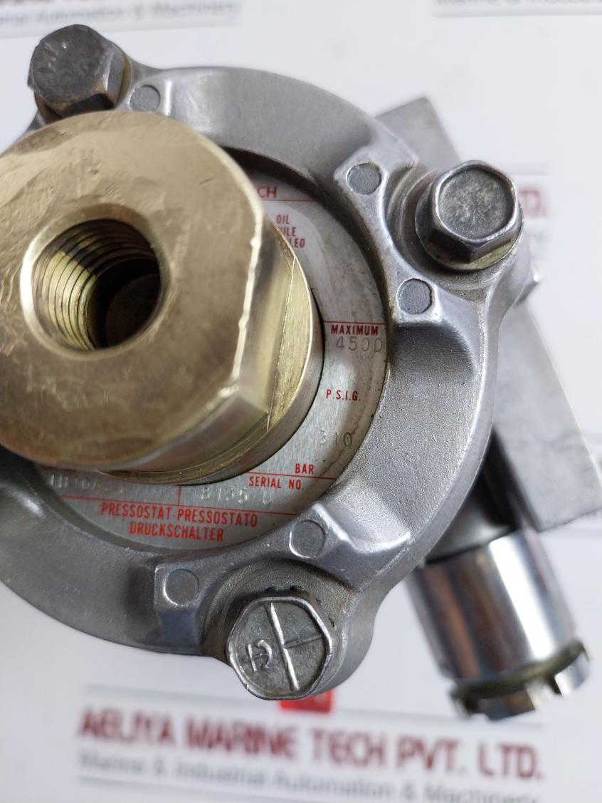 Asco 4500 P.S.I.G Sa12B Pressure Switch 60?C