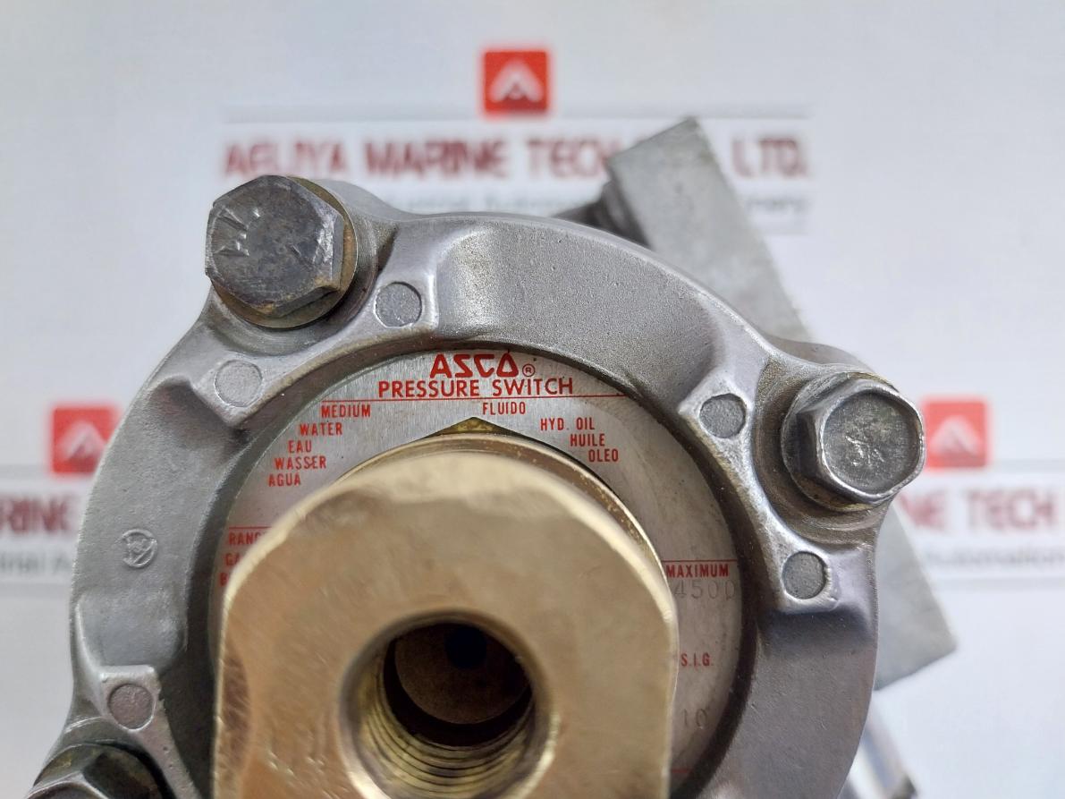 Asco 4500 P.S.I.G Sa12B Pressure Switch 60?C