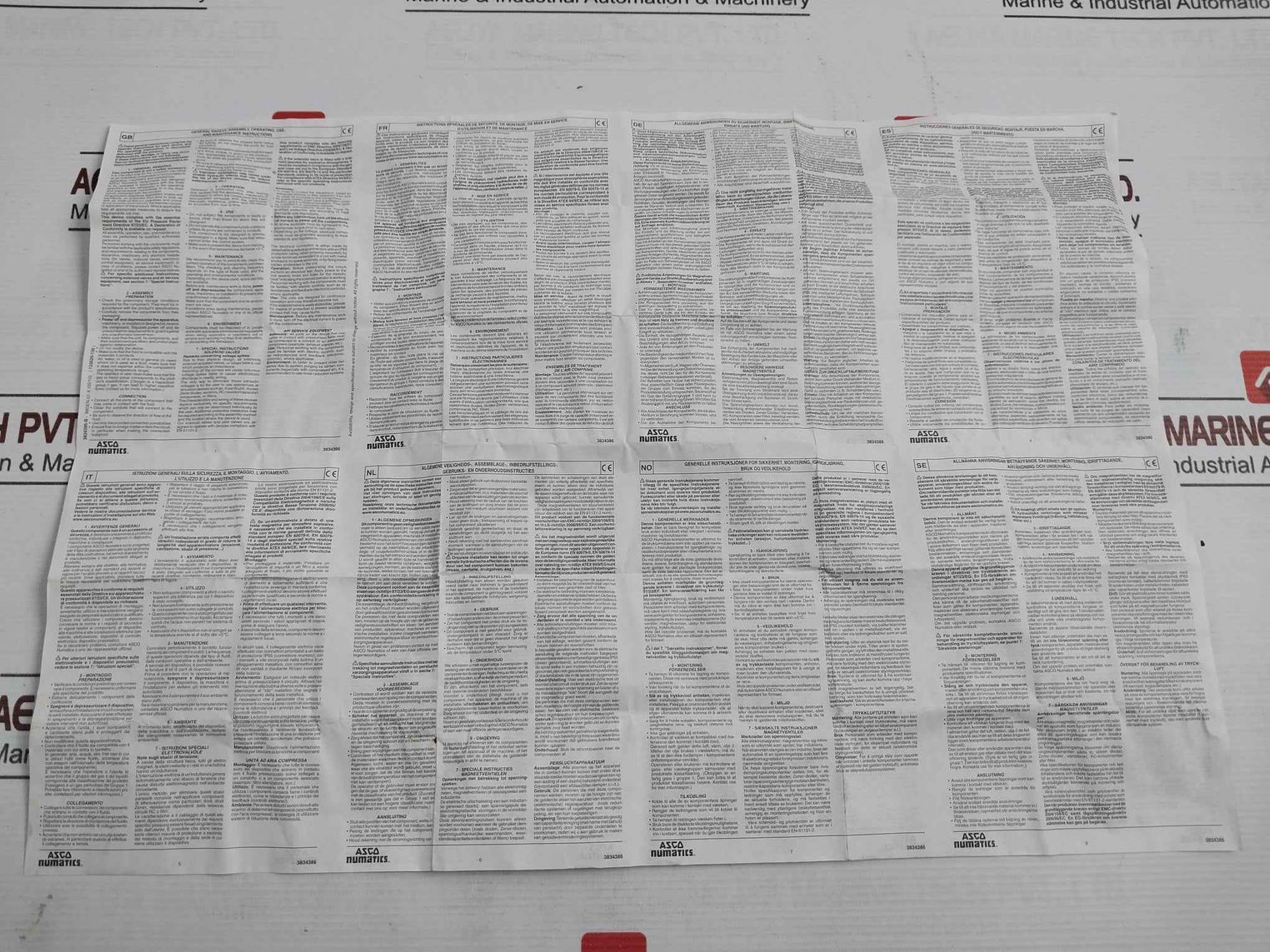 Asco Sc Xe210D095Vmo Solenoid Valve Coil 1762826-01 E210D095Tgap1B0