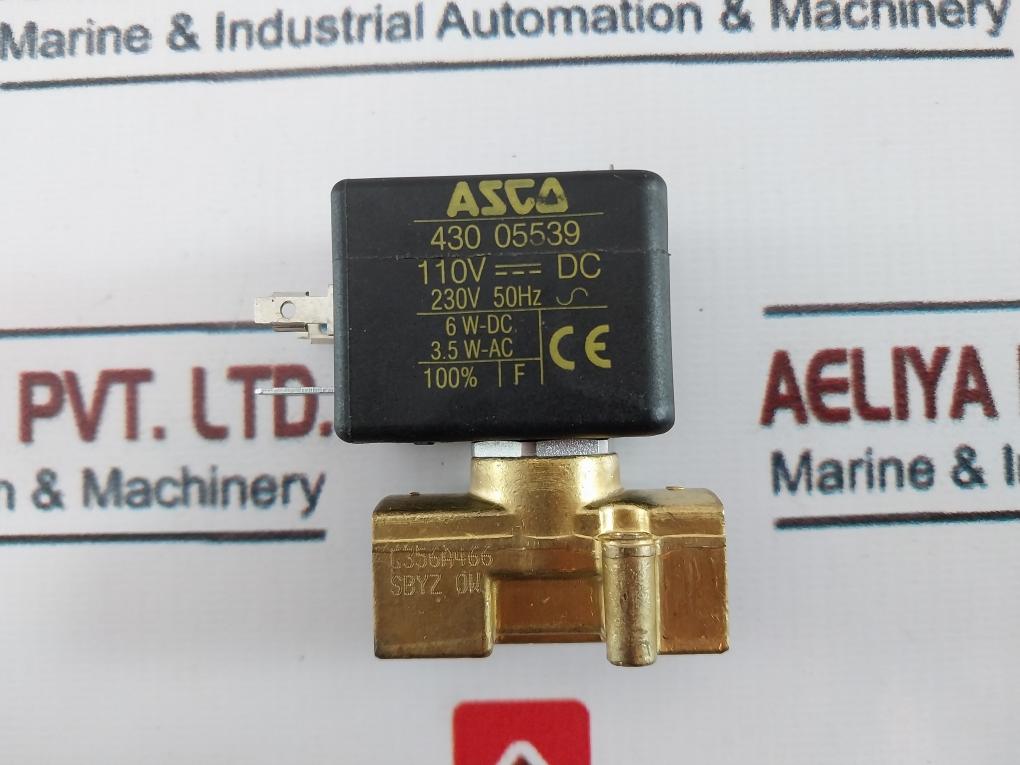 Asco Scg356a466vms Pilot Valve 0/10 Bar Nbr, 1/4” X M5