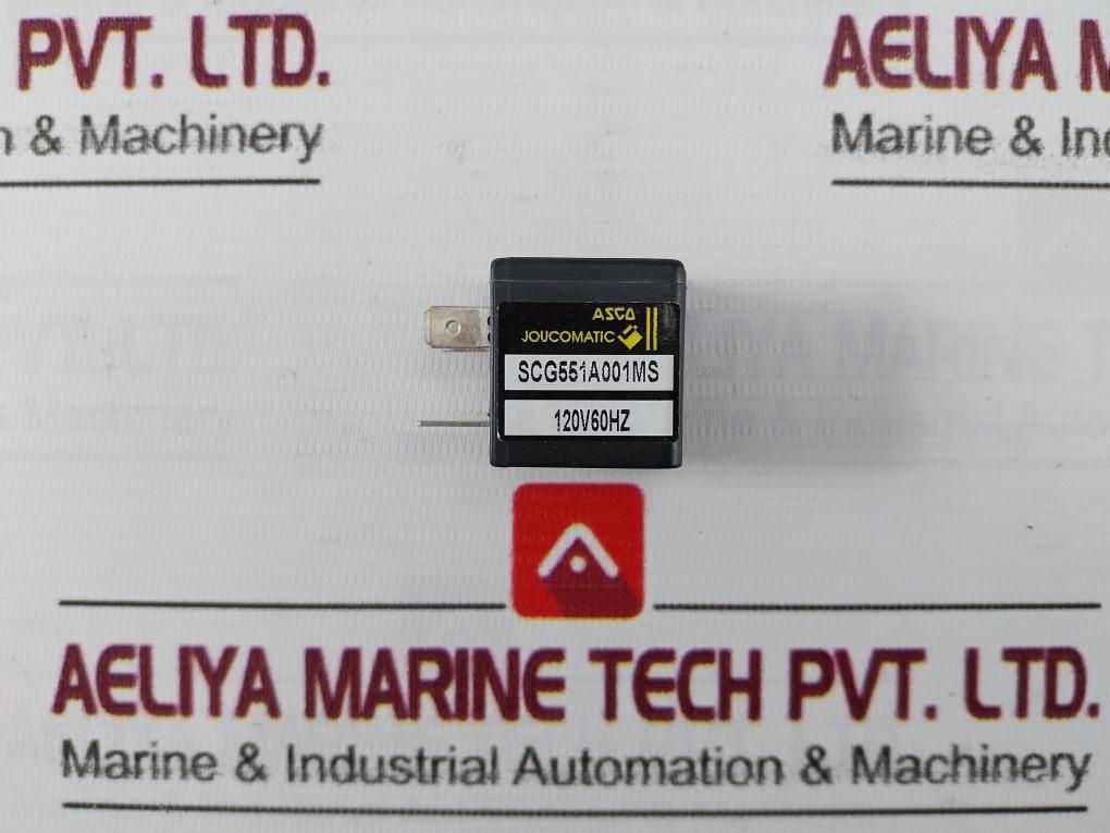 Asco Scg551A001Ms Solenoid Valve 10 Bar 120Vac/60Hz 88122404 2.5W