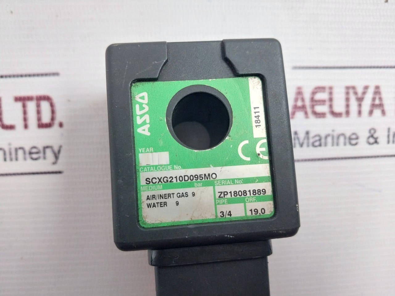 Asco Scxg210D095Mo Solenoid Valve 9 Bar 400425-205 3/4Inch 48/50 Hz