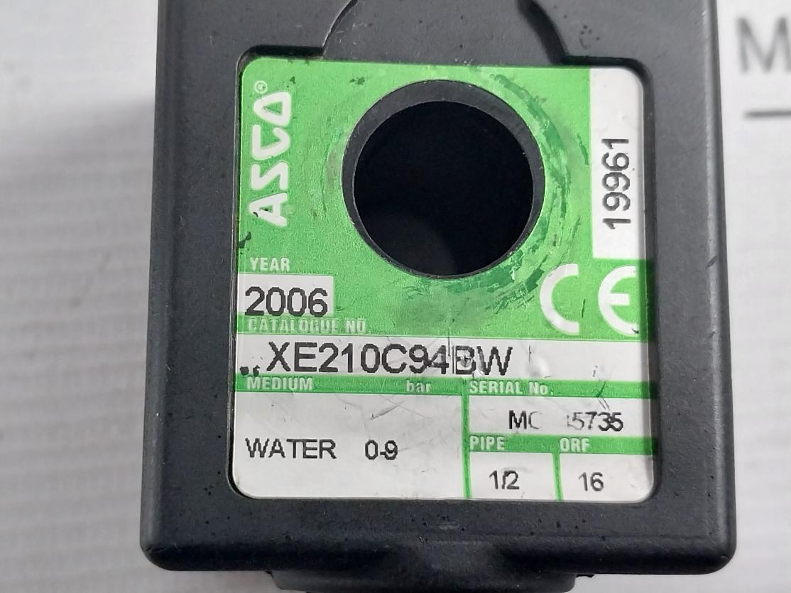 Asco Xe210C94Bw Solenoid Valve Coil
