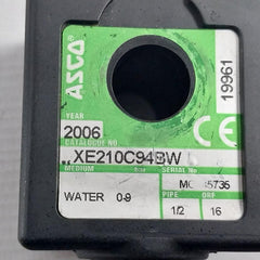 Asco Xe210C94Bw Solenoid Valve Coil