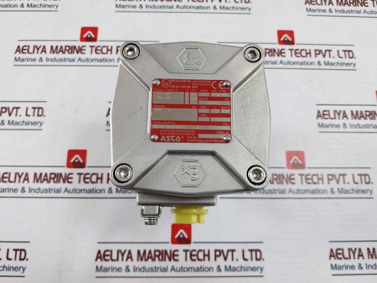 Asco Wsnfxb314A301 Solenoid Valve Air 10 Bar