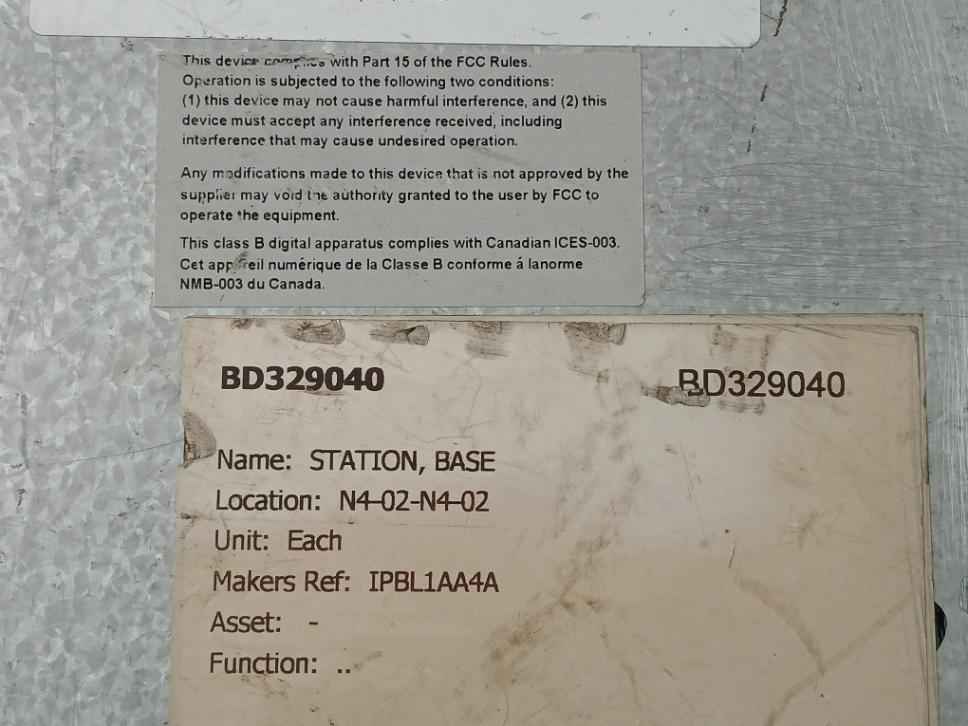 Ascom Ipbl1-aa/4A Base Station Ip-dect Gateway 50/60Hz