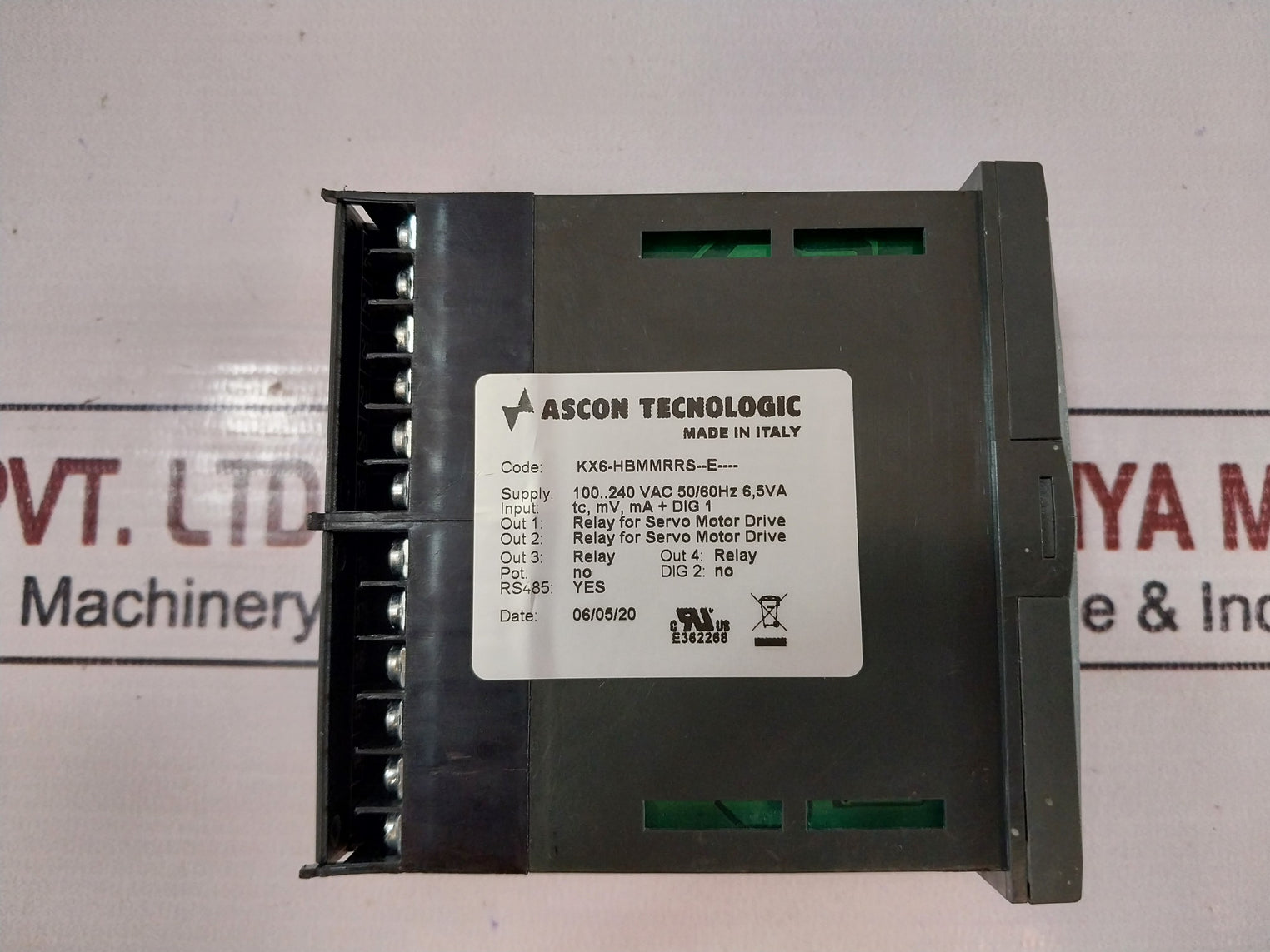 Ascon Tecnologic Kx6 Controller Relay For Servo Motor Drive 24Vac/vdc