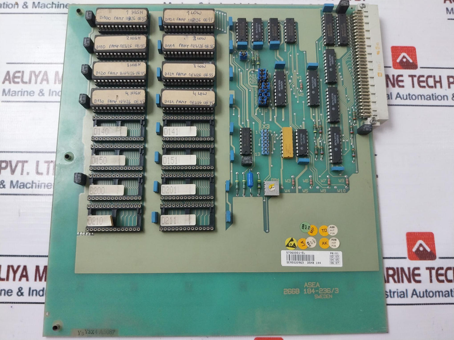 Abb Asea 2668 184-236/3 Dsmb 144 Pcb Card