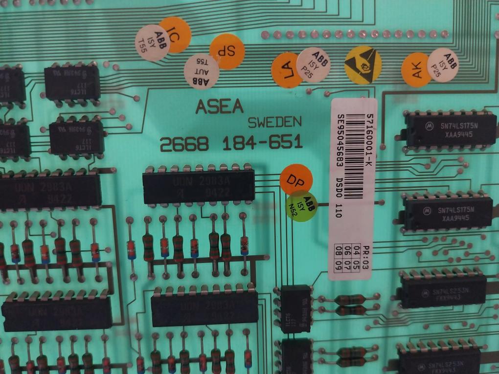 Asea 2668 184-651 Pcb Circuit Board