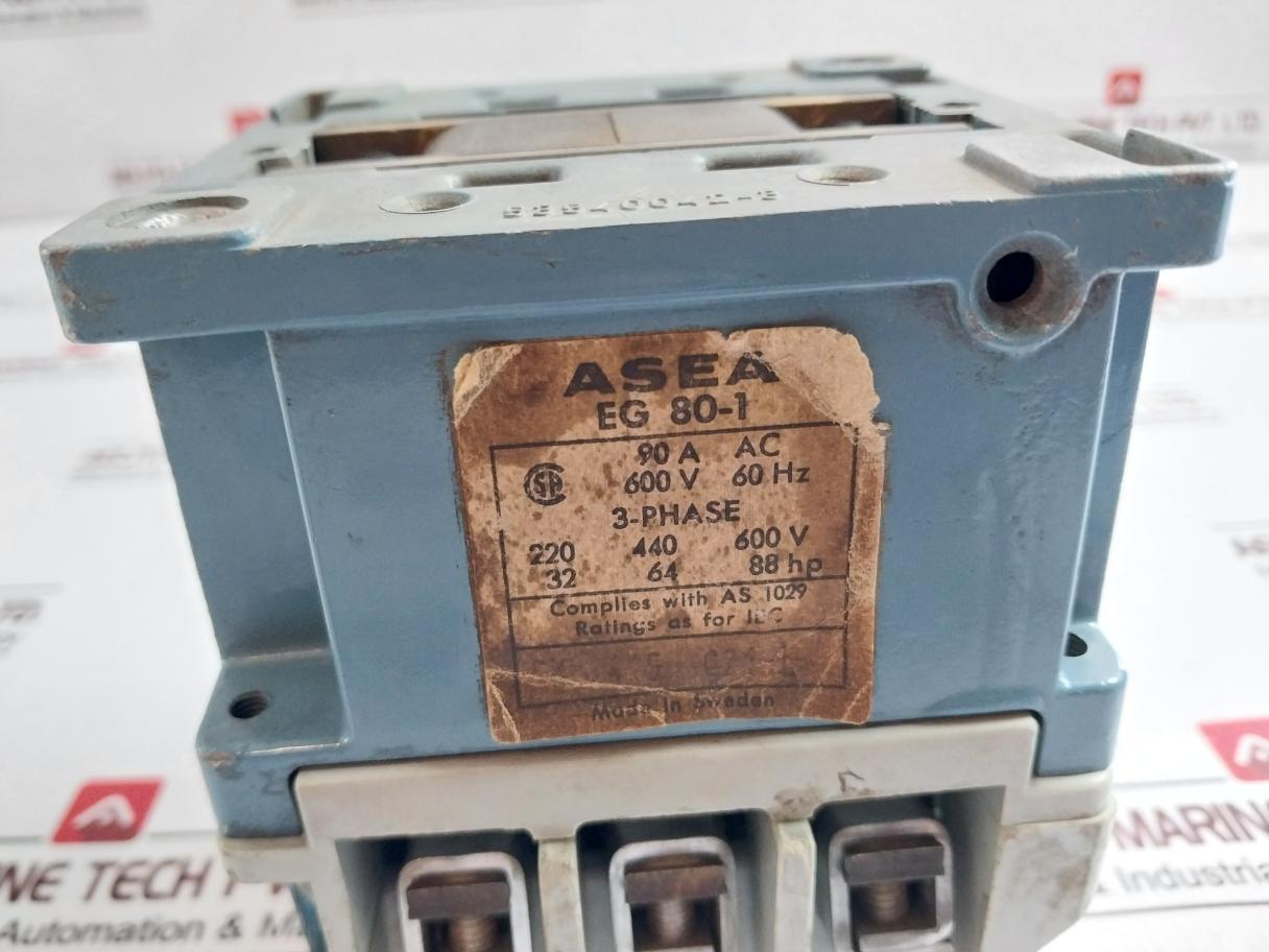 Asea Eg 80-1 3 Phase Contractor 660V 80 Kw