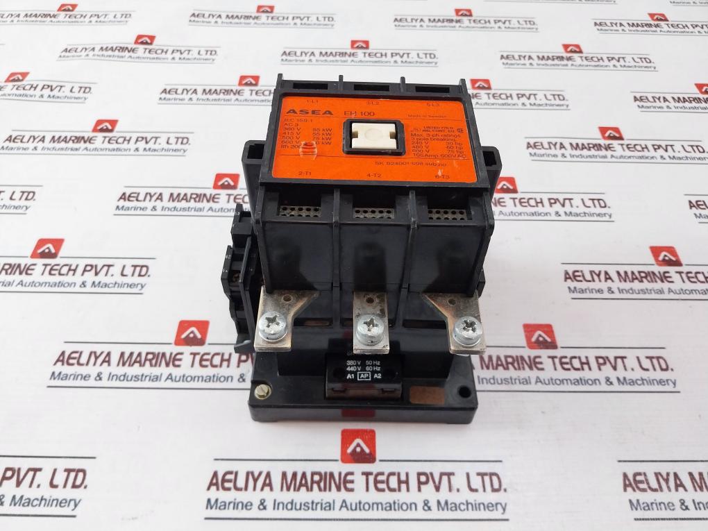 Asea Eh 100 3 Pole Contactor 600Vac