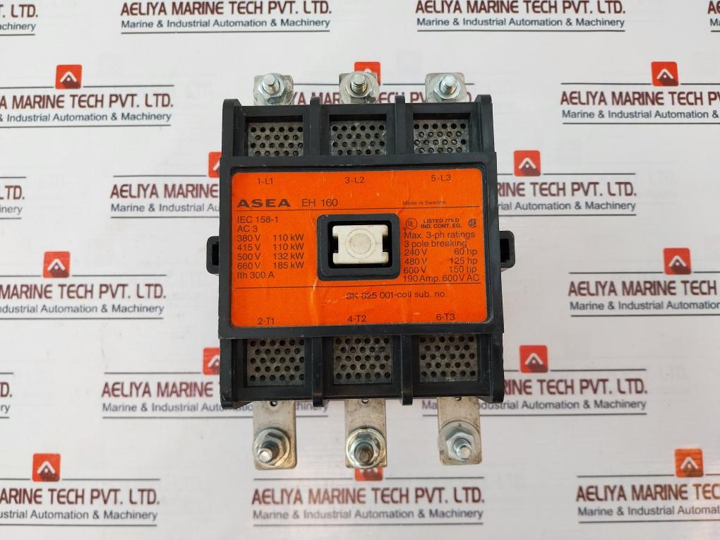 Asea Eh 160 3Phase Contactor 440V 60 Hz