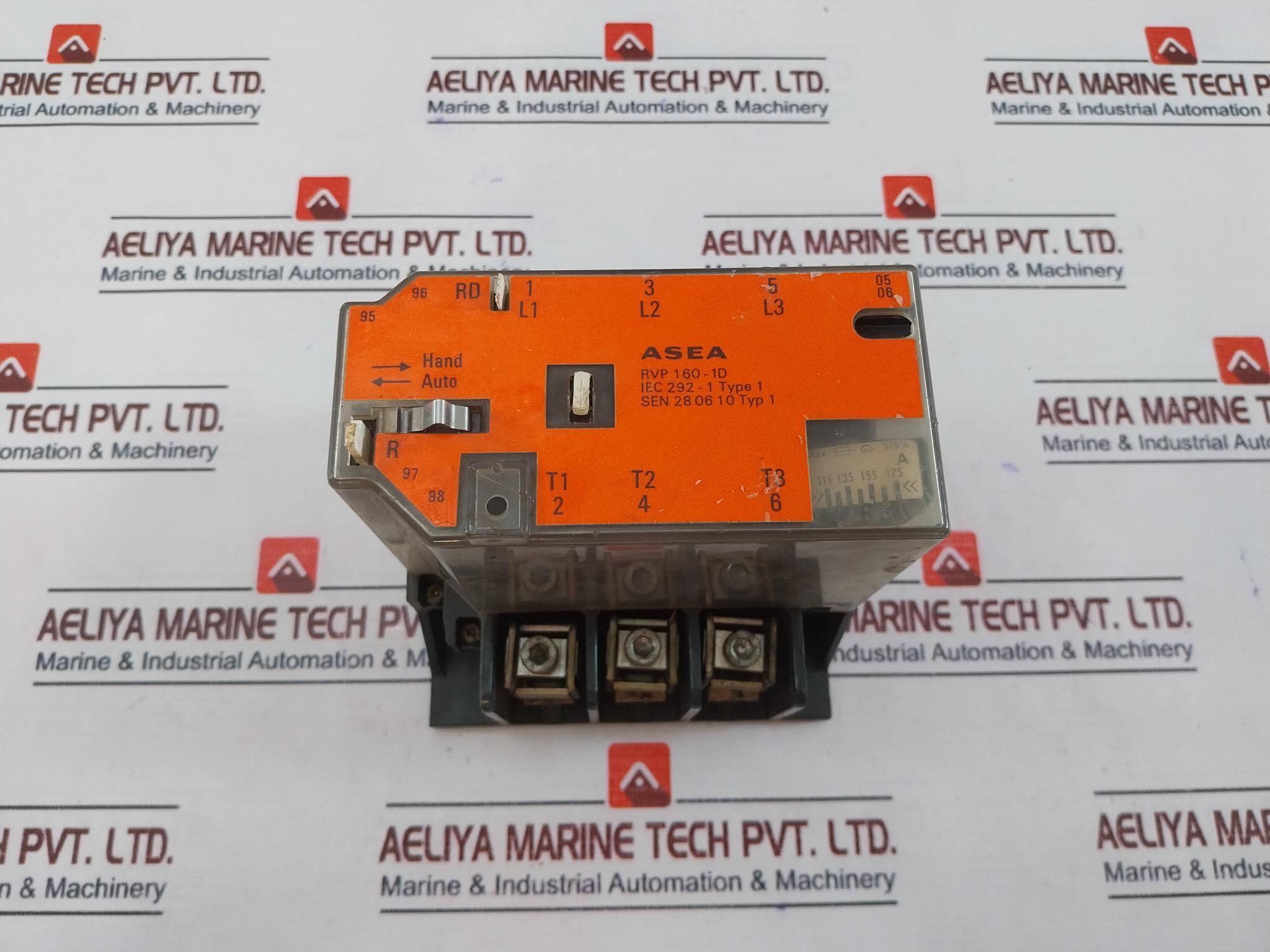 Asea Rvp 160-1D Overload Relay 600V