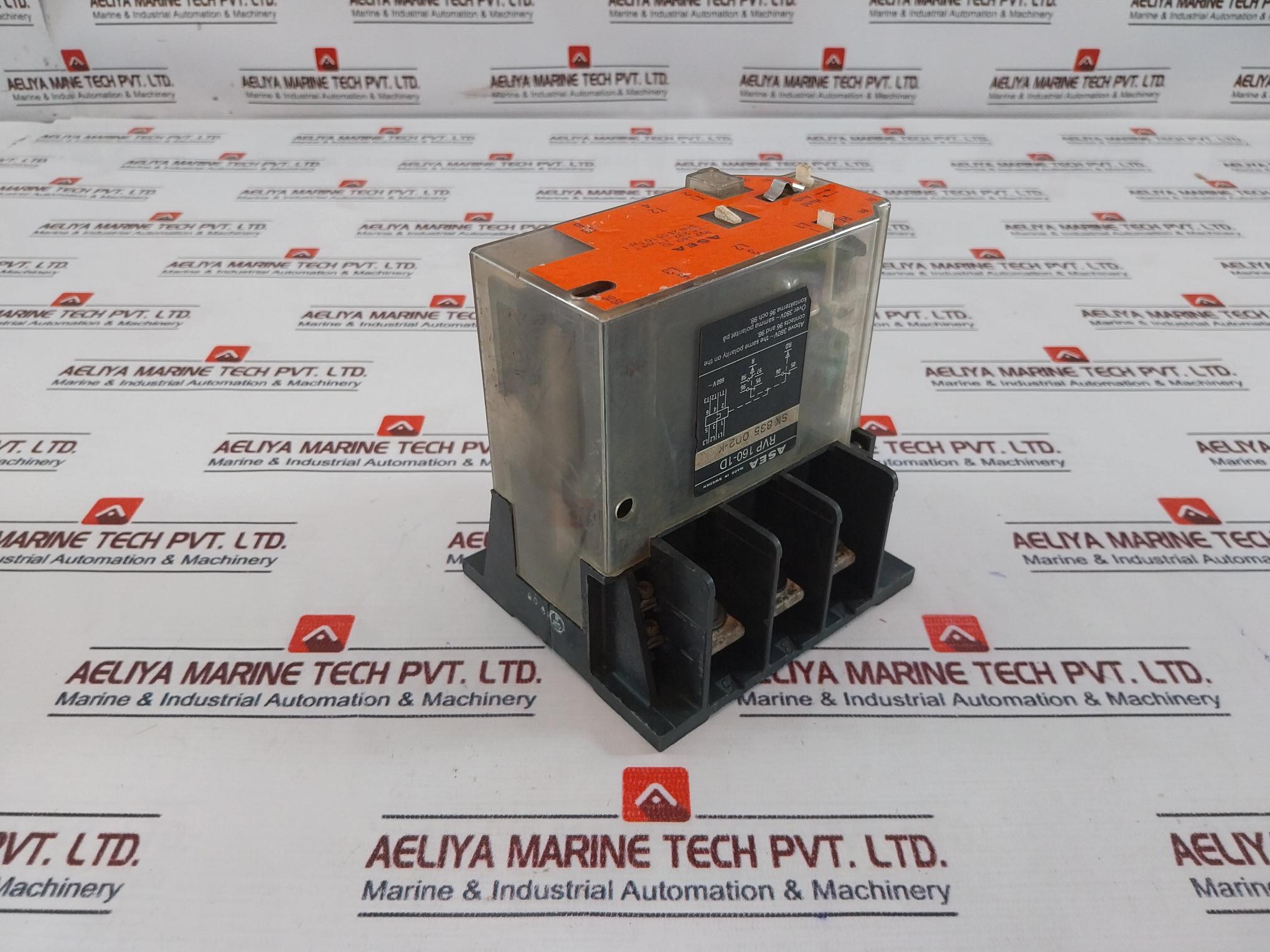 Asea Rvp 160-1D Overload Relay 600V