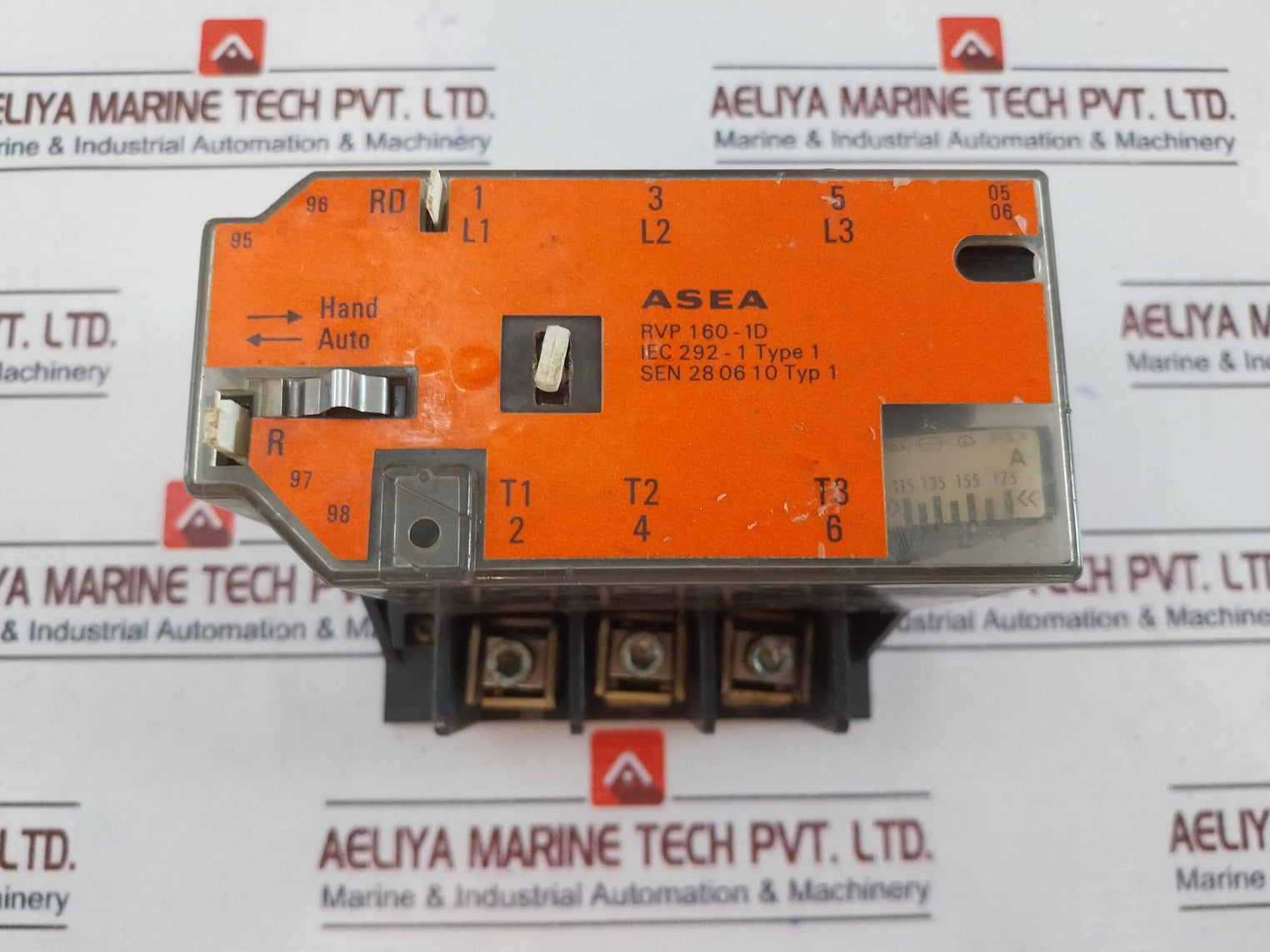 Asea Rvp 160-1D Overload Relay 600V