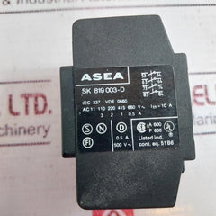 Asea Sk 819 003-d Contactor